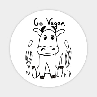 Go vegan Magnet